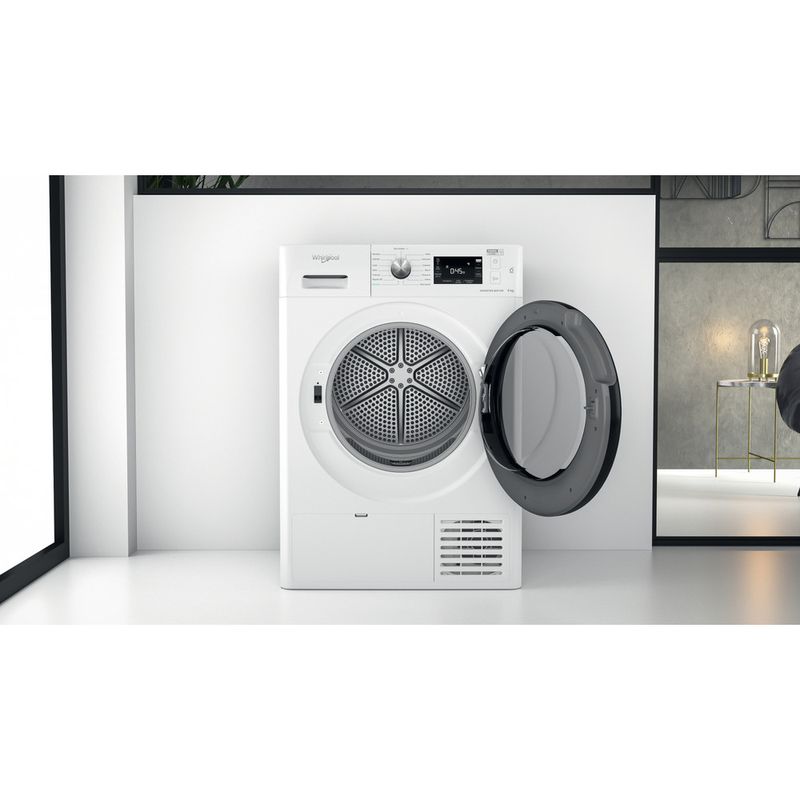 Whirlpool-Asciugabiancheria-FFT-M22-9X3B-IT-Bianco-Lifestyle-frontal-open