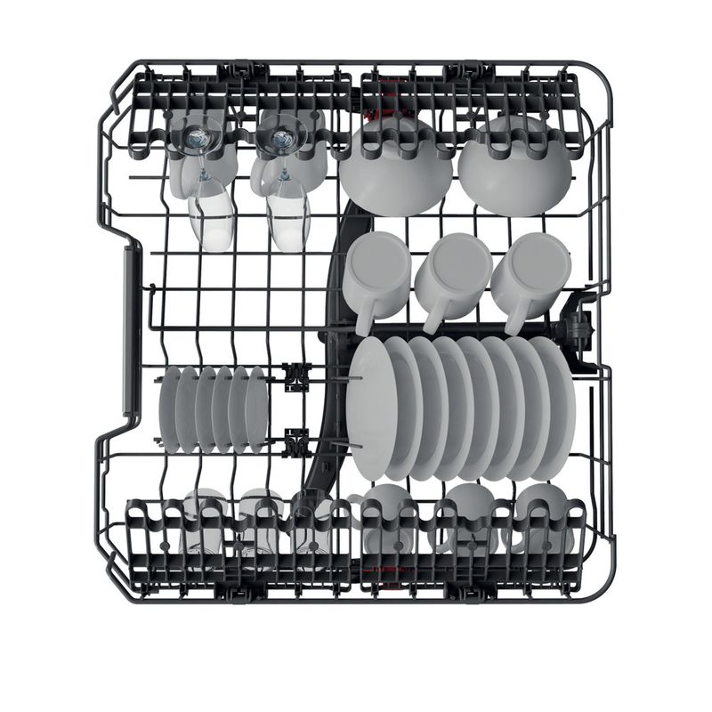 Whirlpool Lavastoviglie Da incasso WIO 3O41 PL Totalmente integrato C Rack