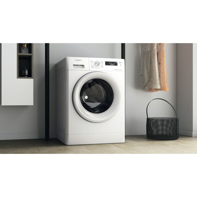 Whirlpool Lavabiancheria A libera installazione FFS P85 IT Bianco Carica frontale B Lifestyle perspective