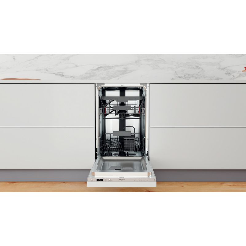 Whirlpool Lavastoviglie Da incasso WSIC 3M27 C Totalmente integrato E Lifestyle frontal open
