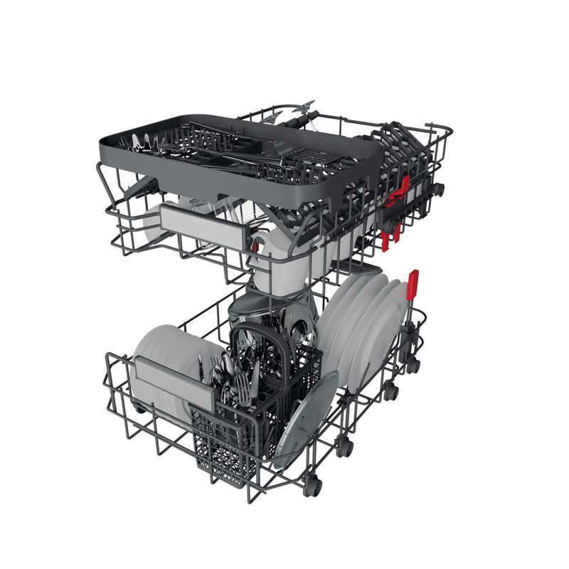 Whirlpool Lavastoviglie Da incasso WSIO 3T223 PCE X Totalmente integrato E Technical Translucent