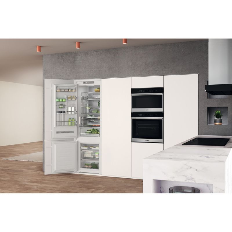 Whirlpool Combinazione Frigorifero/Congelatore Da incasso WHC20 T593 P Bianco 2 porte Lifestyle perspective open