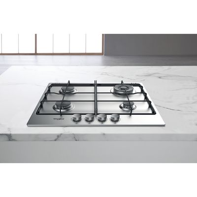 Whirlpool-Piano-cottura-TGML-651-IX-Inox-GAS-Lifestyle-frontal-top-down