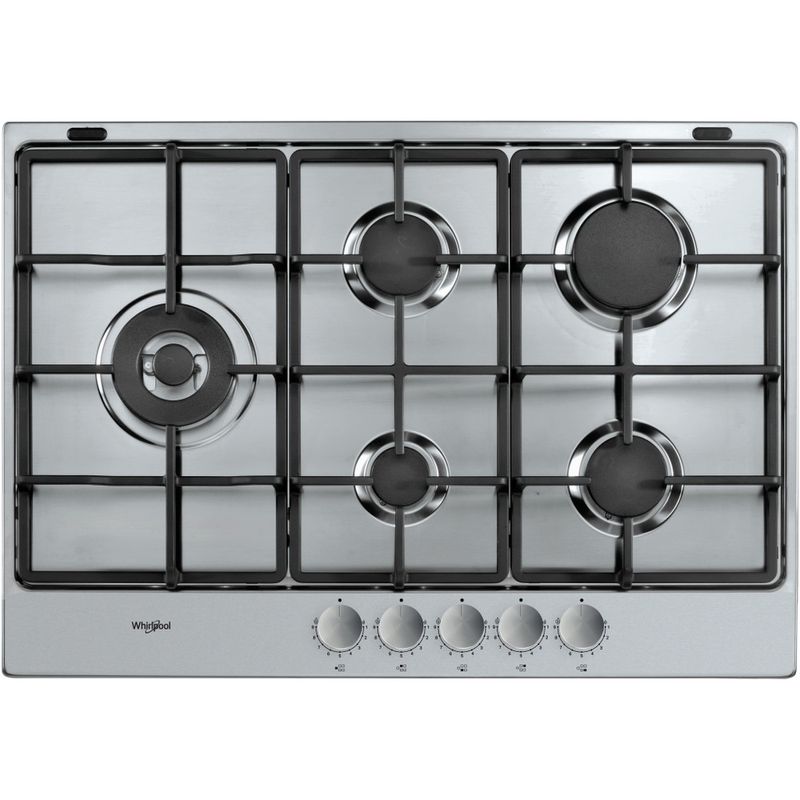 Whirlpool-Piano-cottura-TGML-761-IX-Inox-GAS-Frontal