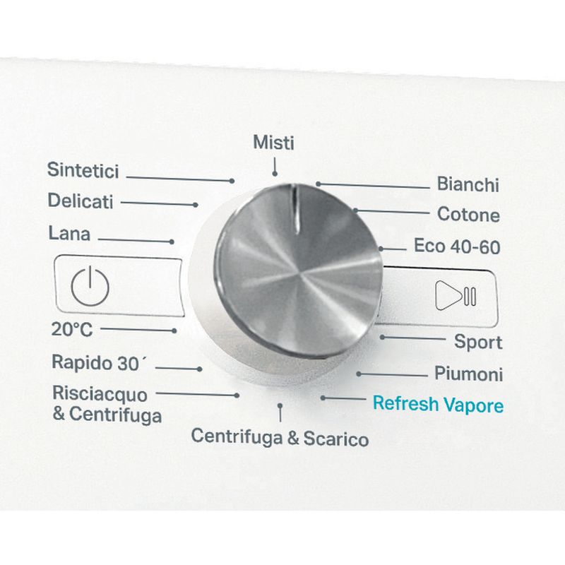 Whirlpool Lavabiancheria A libera installazione FFB 8258 SV IT Bianco Carica frontale B Control panel