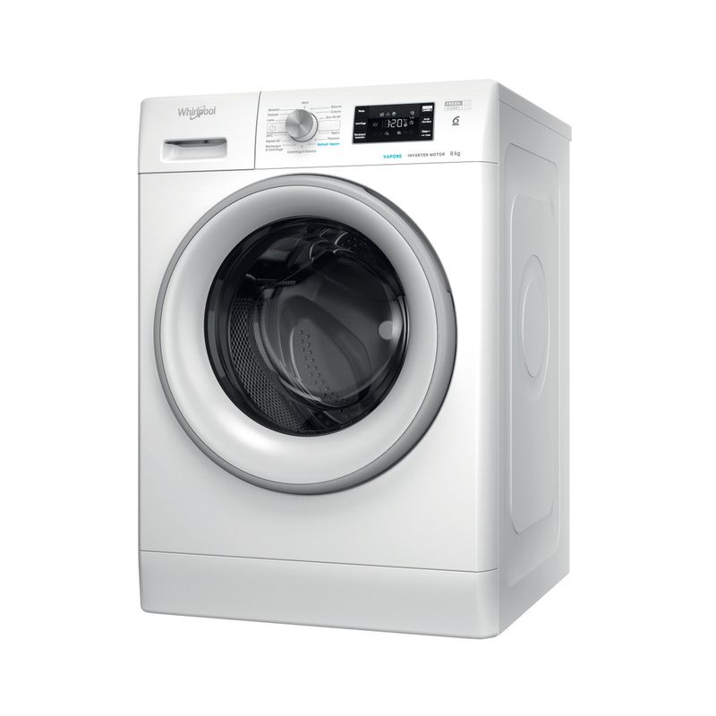 Whirlpool Lavabiancheria A libera installazione FFB 846 SV IT Bianco Carica frontale A Perspective