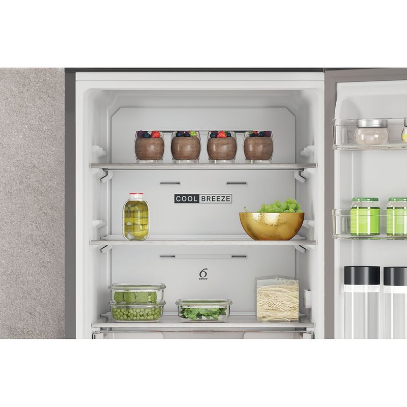 Whirlpool Combinazione Frigorifero/Congelatore A libera installazione W7X 82O OX Optic Inox 2 porte Lifestyle detail
