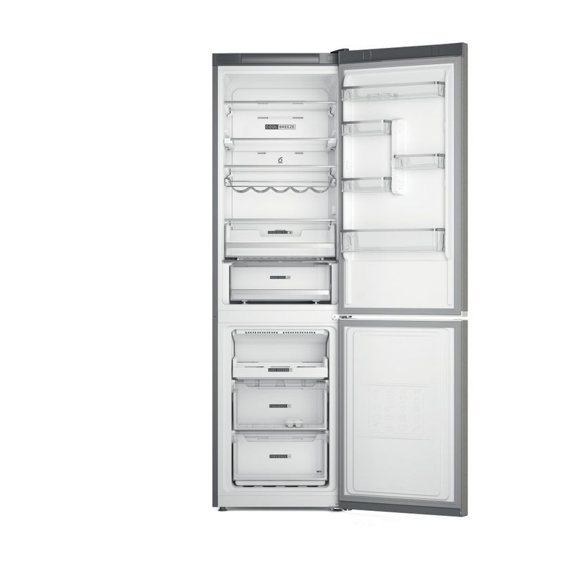 Whirlpool Combinazione Frigorifero/Congelatore A libera installazione W7X 93T OX 2 Optic Inox 2 porte Frontal open