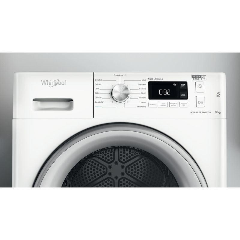 Whirlpool Asciugabiancheria FFT M11 9X3WSY IT Bianco Lifestyle control panel