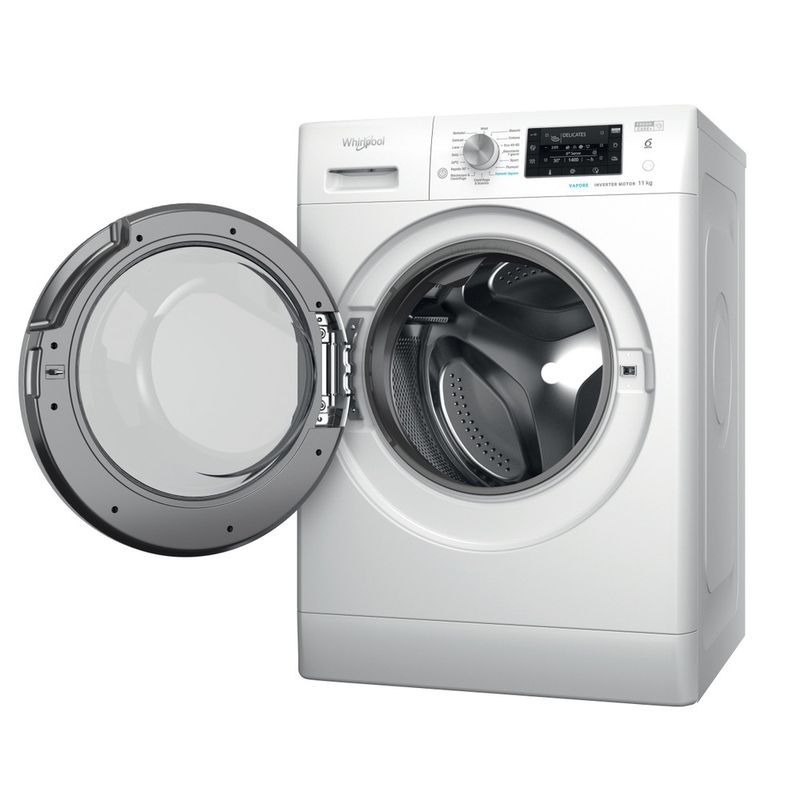 Whirlpool Lavabiancheria A libera installazione FFD 1146 SV IT Bianco Carica frontale A Perspective open