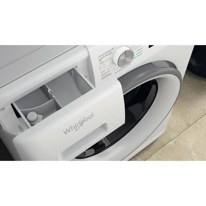 Whirlpool Lavasciugabiancheria A libera installazione FFWDB 96436 SV IT Bianco Carica frontale Drawer