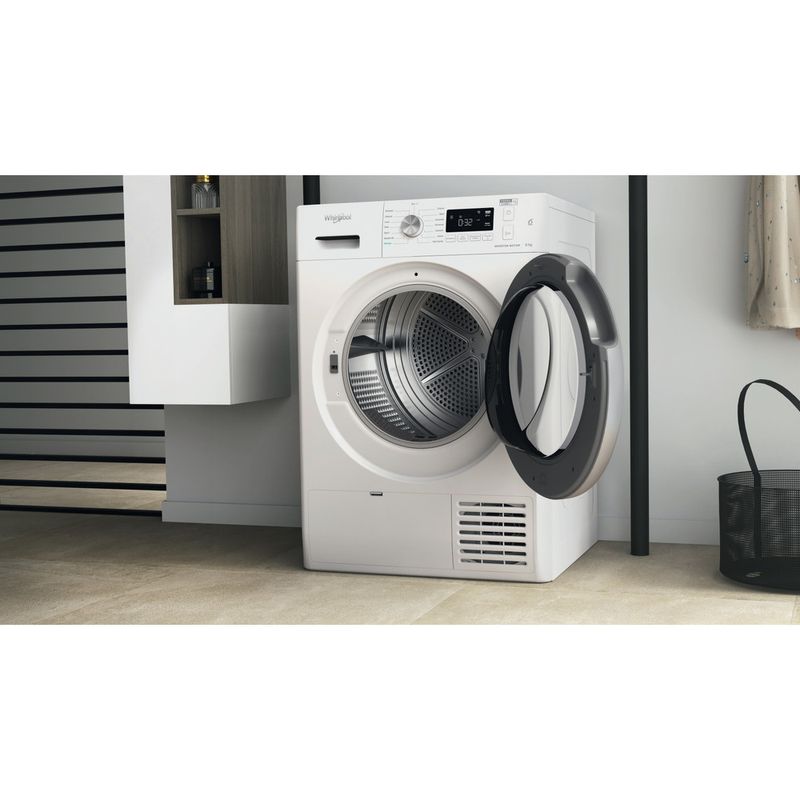 Whirlpool Asciugabiancheria FFT M11 8X3WS IT Bianco Lifestyle perspective open