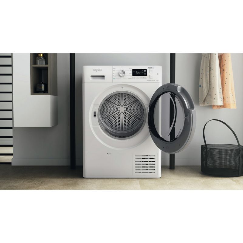 Whirlpool Asciugabiancheria FFT M11 8X3WS IT Bianco Lifestyle frontal open