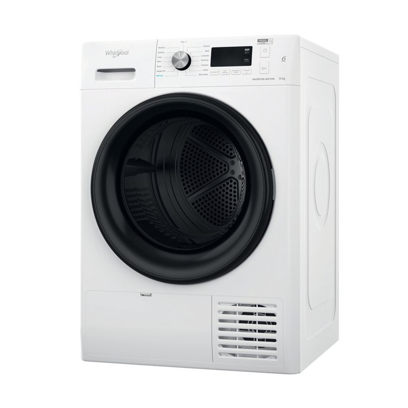 Whirlpool Asciugabiancheria FFTN M11 8X3B IT Bianco Perspective