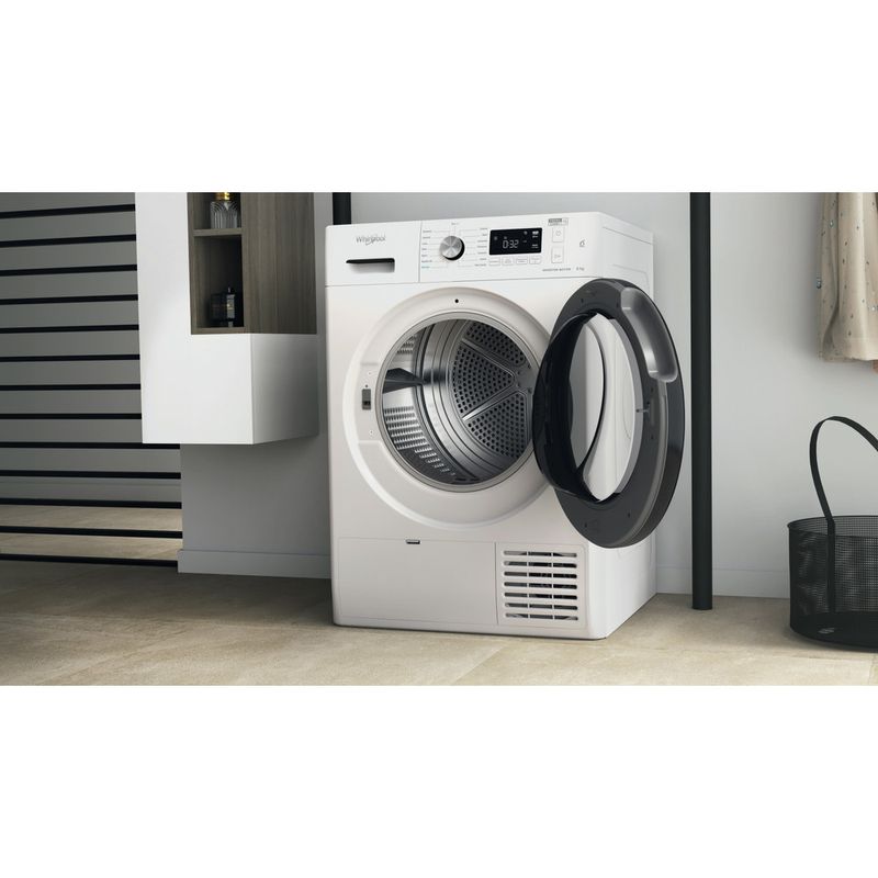 Whirlpool Asciugabiancheria FFTN M11 8X3B IT Bianco Lifestyle perspective open