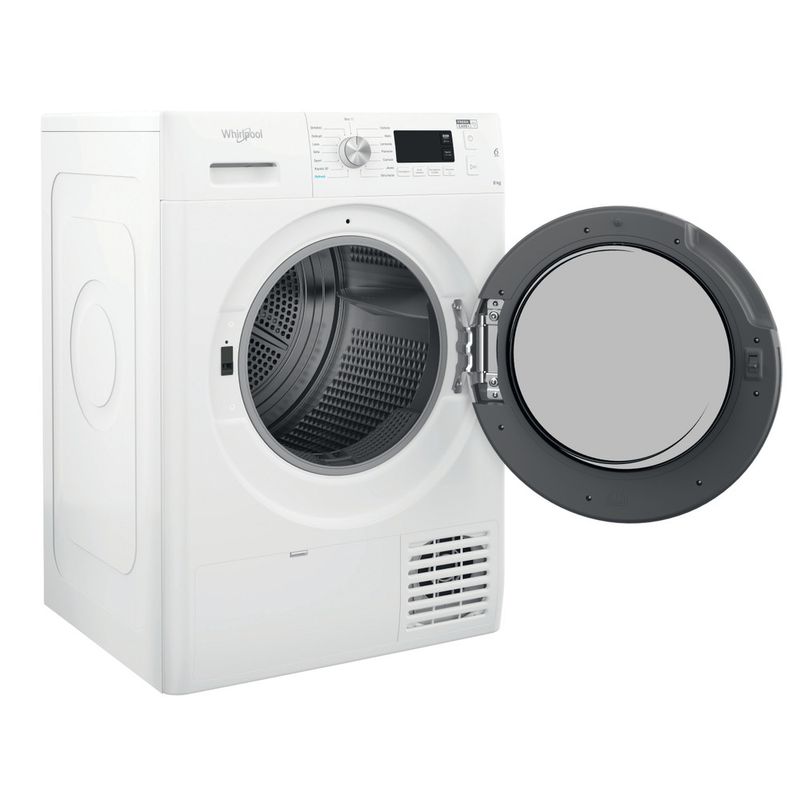 Whirlpool Asciugabiancheria FFTN M11 82 IT Bianco Perspective open