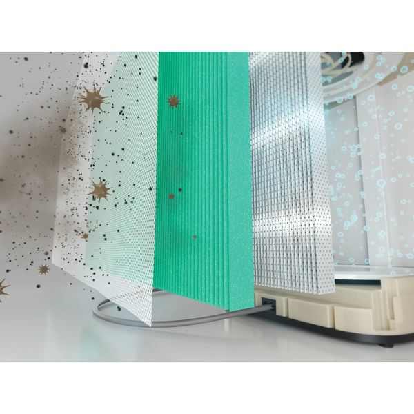 Whirlpool Purificatori d' aria AP330W Bianco Technical Translucent