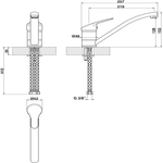 Whirlpool-Rubinetto-A-libera-installazione-FAS-006-IX-Cromo-Technical-drawing