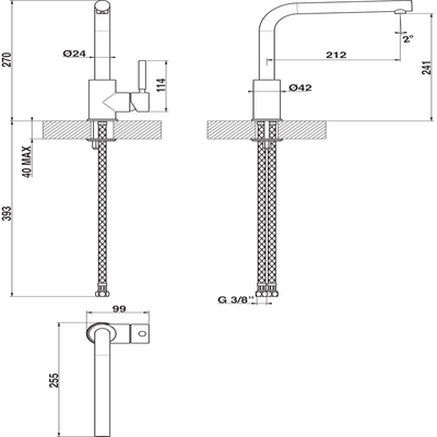 Whirlpool-Rubinetto-A-libera-installazione-FAS-008-IX-Cromo-Technical-drawing