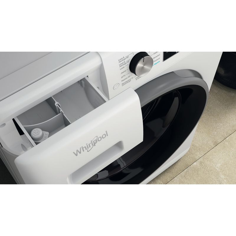 Whirlpool Lavasciugabiancheria A libera installazione FFWDD 107625 WBS IT Bianco Carica frontale Drawer