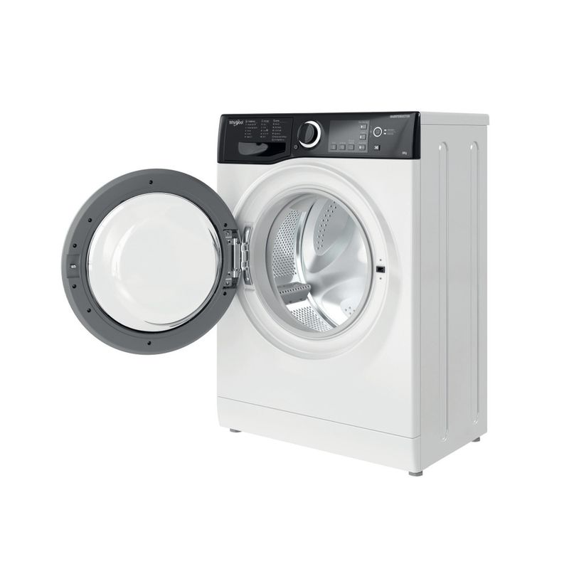 Whirlpool-Lavabiancheria-A-libera-installazione-WSB-622-S-IT-Bianco-Carica-frontale-E-Perspective-open