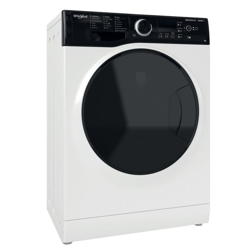 Whirlpool Lavabiancheria A libera installazione WSB 725 D IT Bianco Carica frontale B Perspective