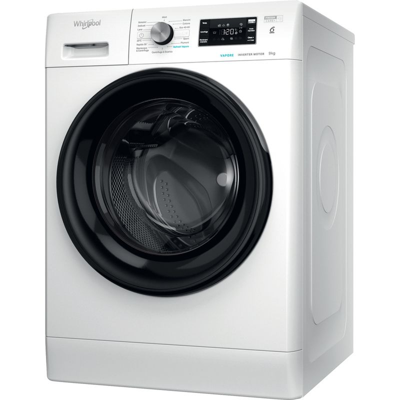 Whirlpool Lavabiancheria A libera installazione FFB R649 BV IT Bianco Carica frontale A Perspective