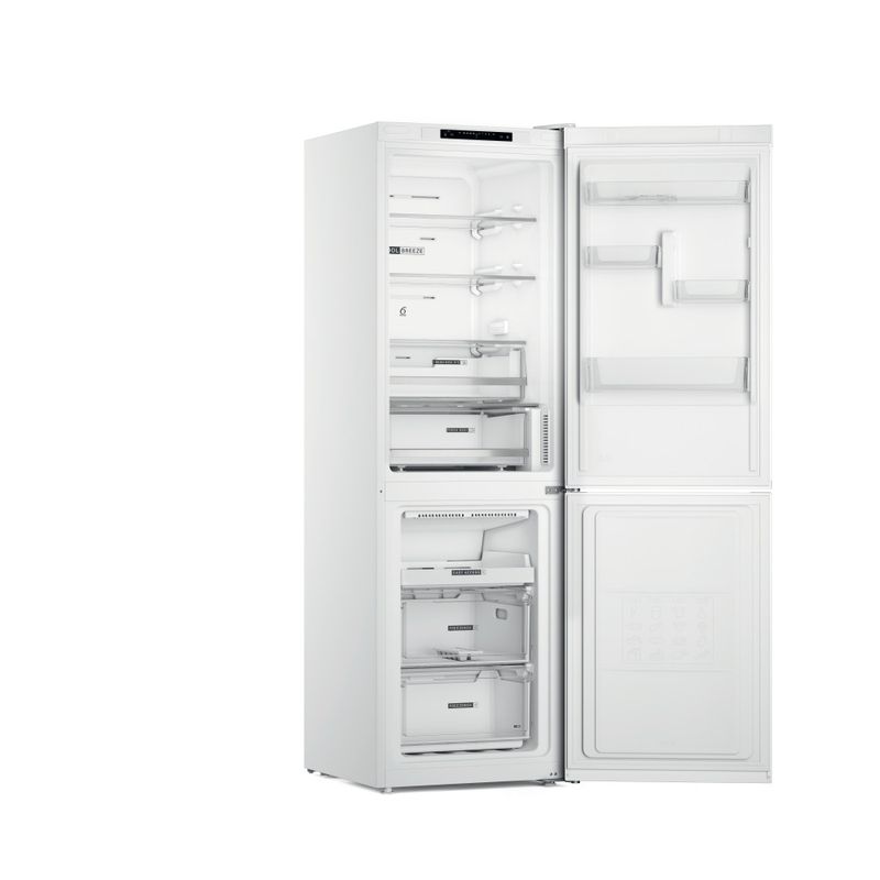 Whirlpool Combinazione Frigorifero/Congelatore A libera installazione W7X 83A W Bianchi 2 porte Perspective open