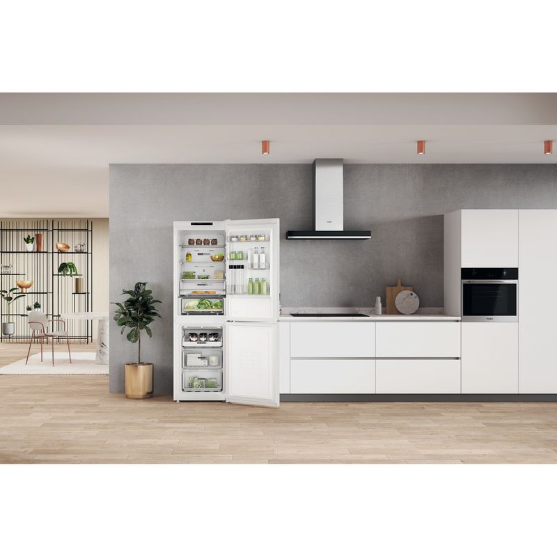 Whirlpool Combinazione Frigorifero/Congelatore A libera installazione W7X 83A W Bianchi 2 porte Lifestyle frontal open