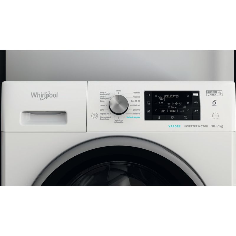Whirlpool-Lavasciugabiancheria-A-libera-installazione-FFWDD-107436-BSV-IT-Bianco-Carica-frontale-Control-panel