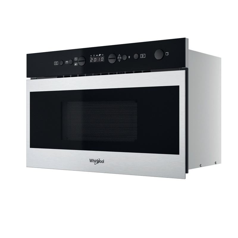 Whirlpool-Microonde-Da-incasso-W7-MN820-Stainless-Steel-Elettronico-22-Solo-microonde-750-Perspective