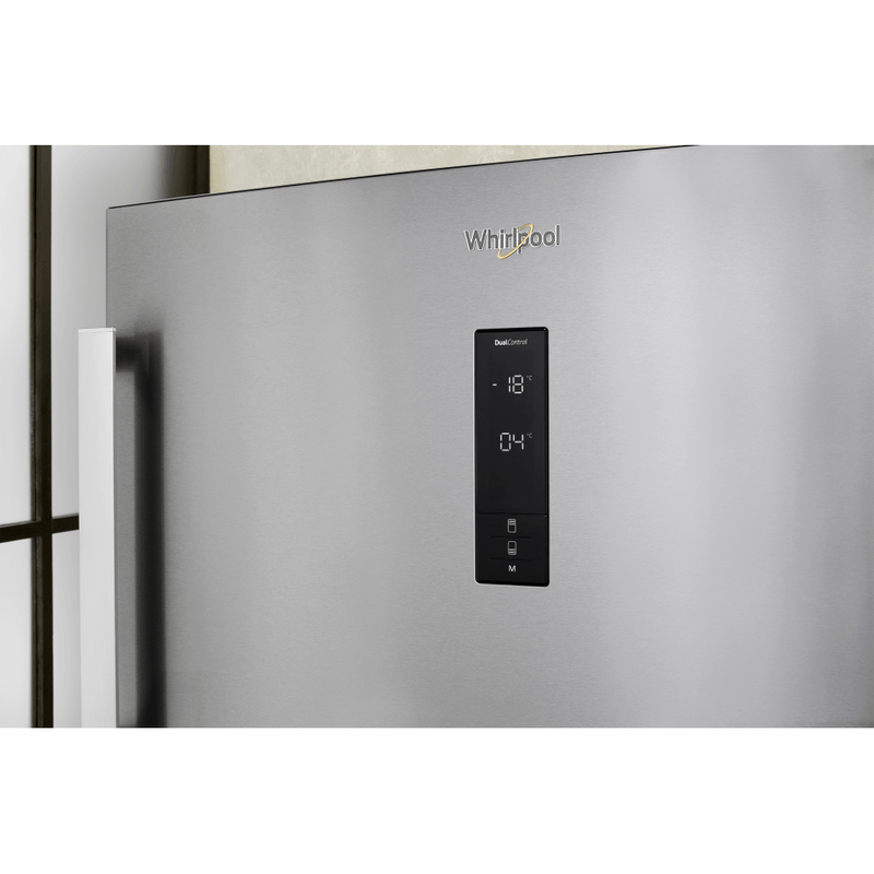Whirlpool-Combinazione-Frigorifero-Congelatore-A-libera-installazione-W84TE-72-X-Inox-2-porte-Lifestyle-control-panel