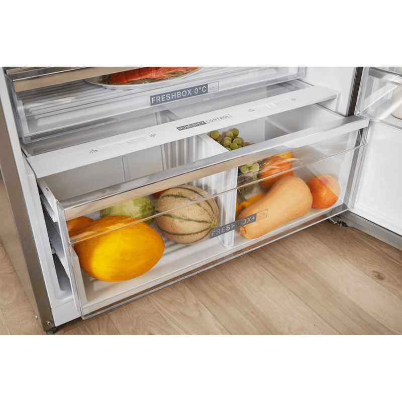Whirlpool-Combinazione-Frigorifero-Congelatore-A-libera-installazione-W84TE-72-X-Inox-2-porte-Drawer