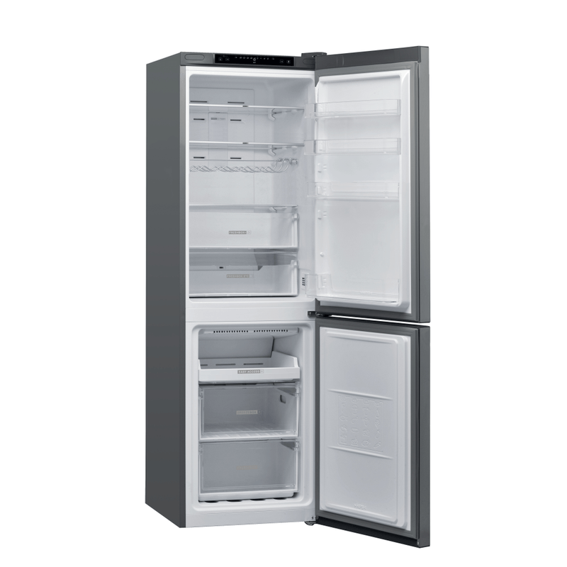 Whirlpool-Combinazione-Frigorifero-Congelatore-A-libera-installazione-W7-831A-OX-Optic-Inox-2-porte-Perspective-open