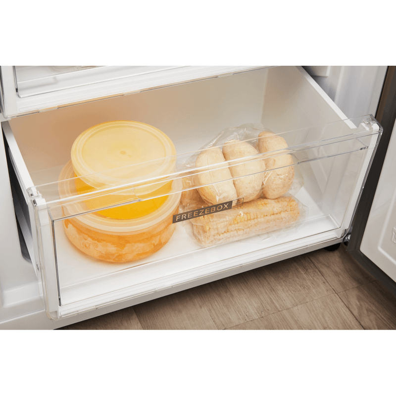 Whirlpool-Combinazione-Frigorifero-Congelatore-A-libera-installazione-W7-831A-OX-Optic-Inox-2-porte-Drawer