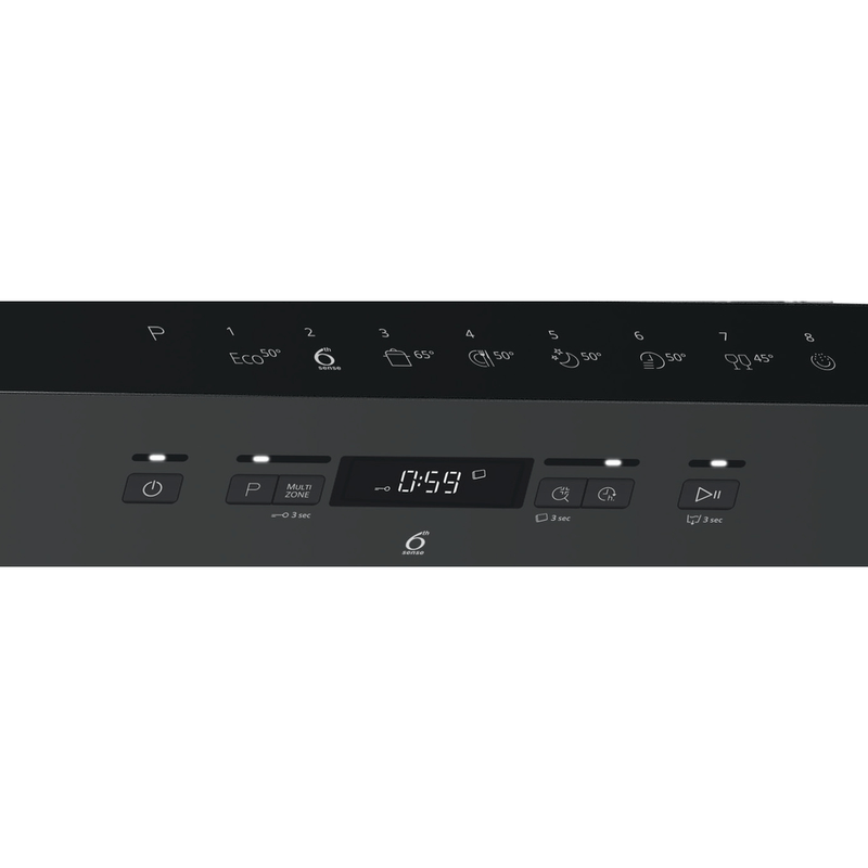 Whirlpool-Lavastoviglie-A-libera-installazione-WFC-3C26-F-X-A-libera-installazione-A---Control-panel