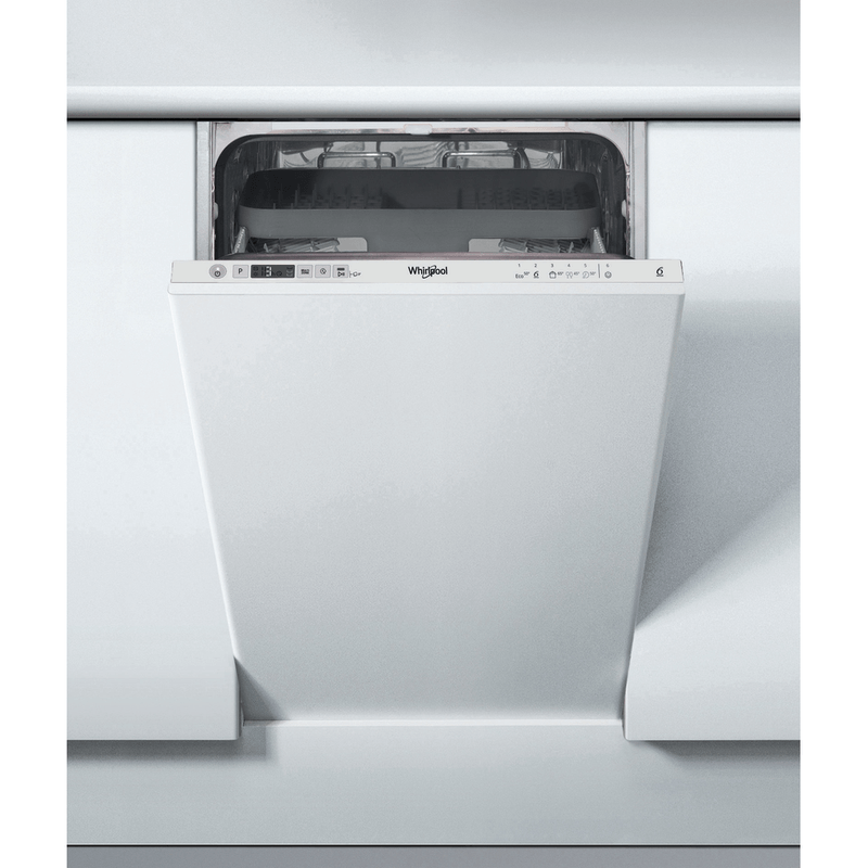 Lavastoviglie da incasso Whirlpool: colore argento, slim - WSIC 3M17 C