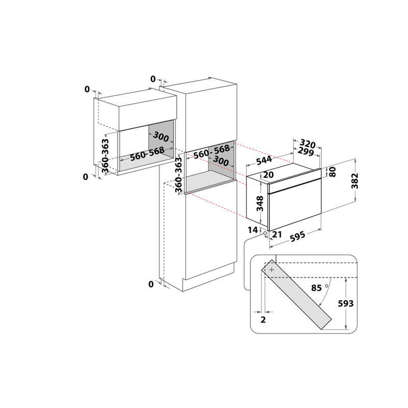 Whirlpool-Microonde-Da-incasso-W7-MN820-Stainless-Steel-Elettronico-22-Solo-microonde-750-Technical-drawing
