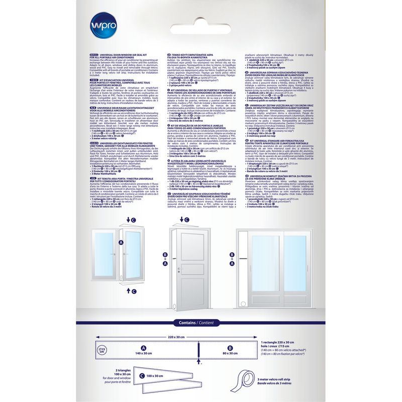 Whirlpool AIR CONDITIONING ASK007 Back / Lateral