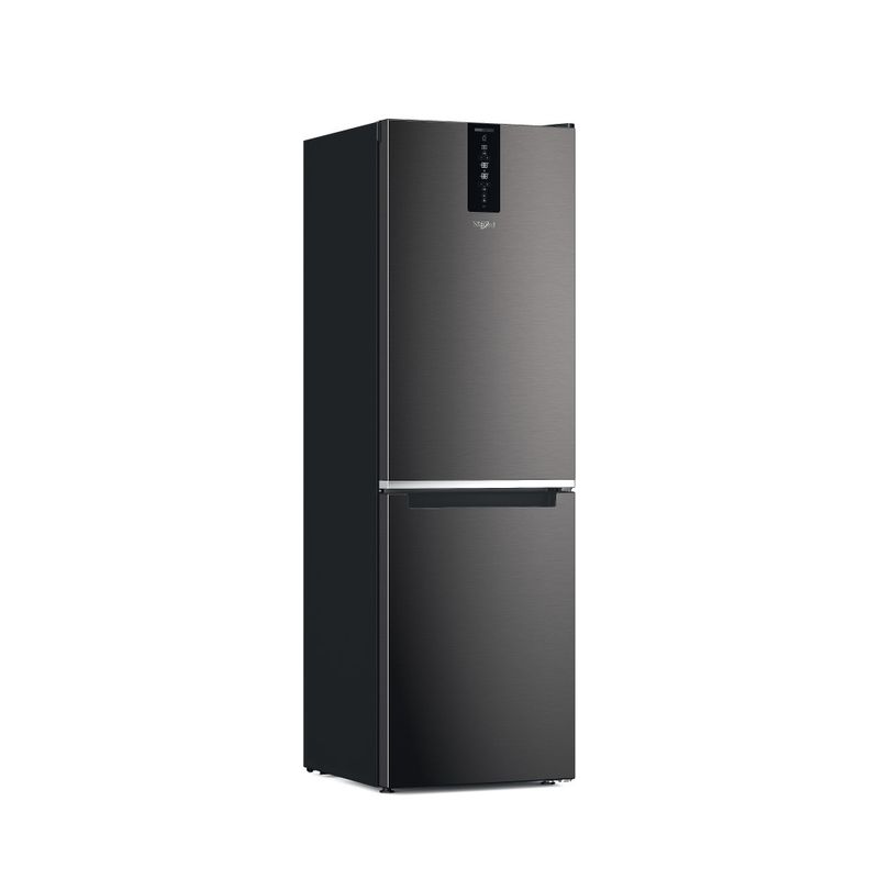 Whirlpool Combinazione Frigorifero/Congelatore A libera installazione W7X 83T KS Nero/inox 2 porte Perspective