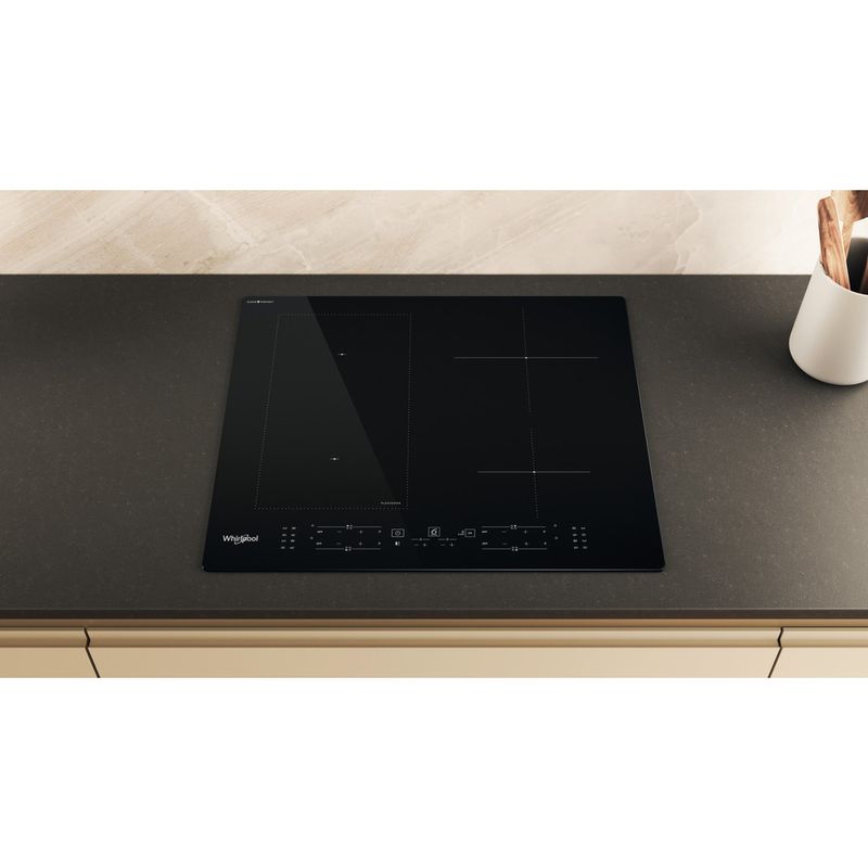 Whirlpool Piano cottura WL B4060 CPNE Nero Induction vitroceramic Lifestyle frontal top down