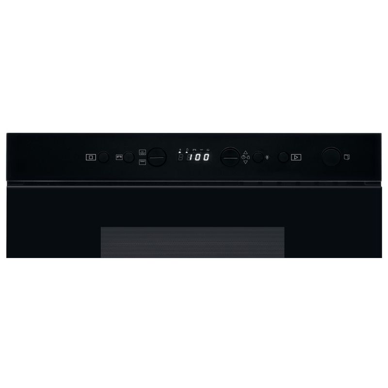 Whirlpool Microonde Da incasso W67 MN840 NB Nero Elettronico 22 Microonde + grill 750 Control panel