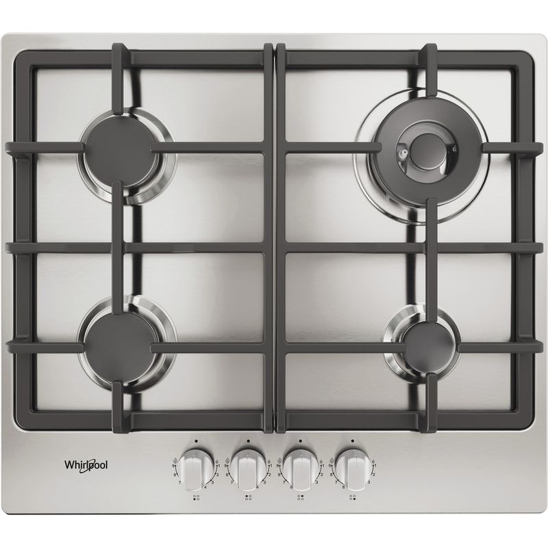 PLAQUE DE CUISSON A GAZ WHIRLPOOL TGML661IX 4 FEUX INOX - Electro Mall