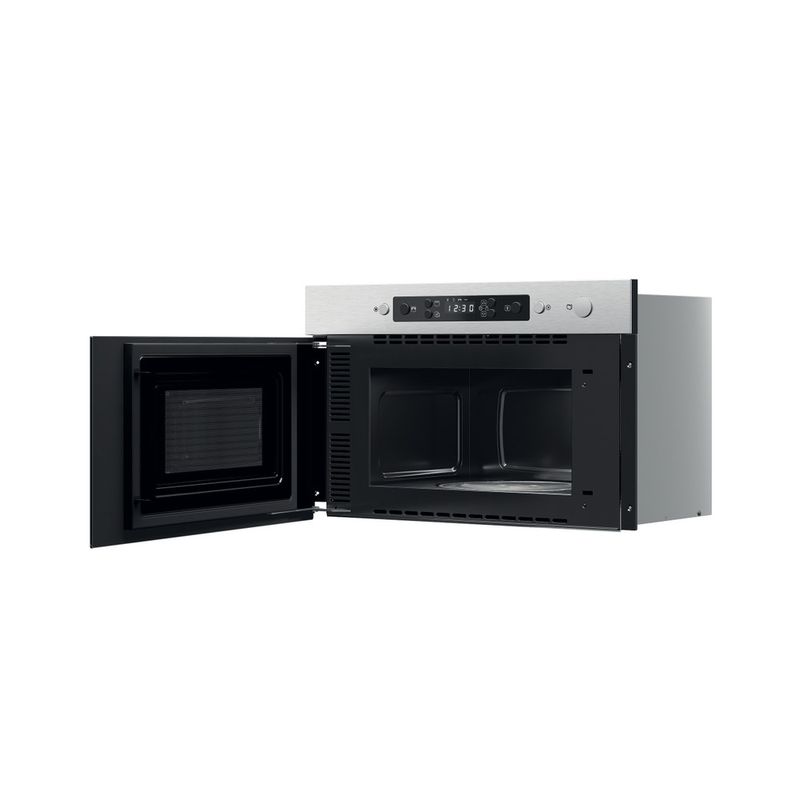 Whirlpool-Microonde-Da-incasso-MBNA920X-Stainless-Steel-Elettronico-22-Microonde---grill-750-Perspective-open