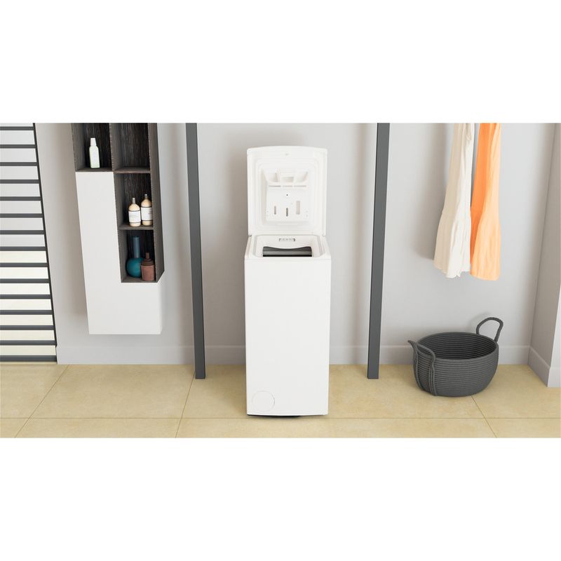 Whirlpool Lavabiancheria A libera installazione TDLR 7231BS IT Bianco Carica dall'alto D Lifestyle frontal open