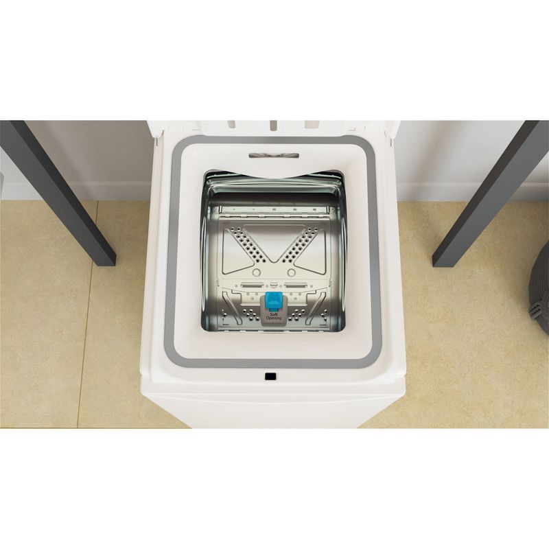 Whirlpool Lavabiancheria A libera installazione TDLR 7231BS IT Bianco Carica dall'alto D Drawer