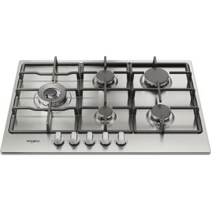 Whirlpool Piano cottura TGML 761 IX R Inox GAS Frontal top down