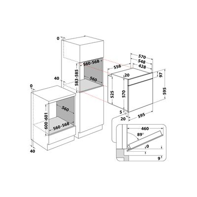 Whirlpool-Forno-Da-incasso-OMR35HR0B-Elettrico-A-Technical-drawing