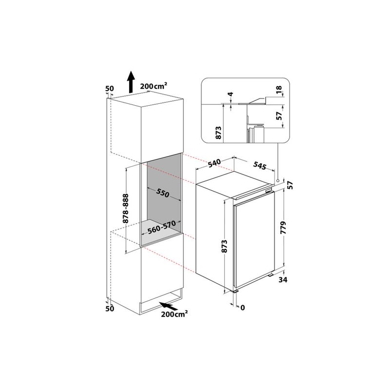 Whirlpool Congelatore AFB9720A+ Classe A+ - Pronta Consegna