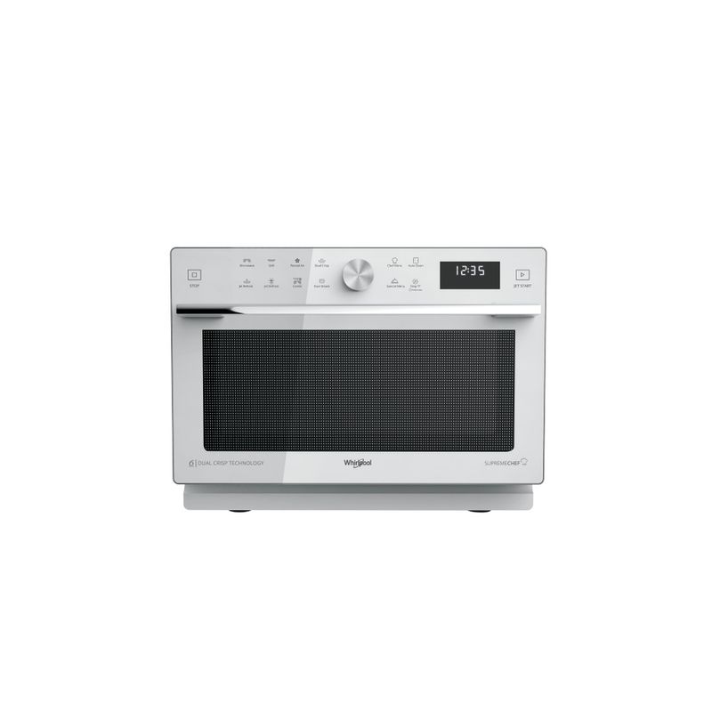 Whirlpool Microonde A libera installazione MWSC 933 SW Bianco Elettronico 33 Microonde combinato 900 Frontal